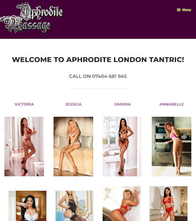 Aphrodite London Tantric massage