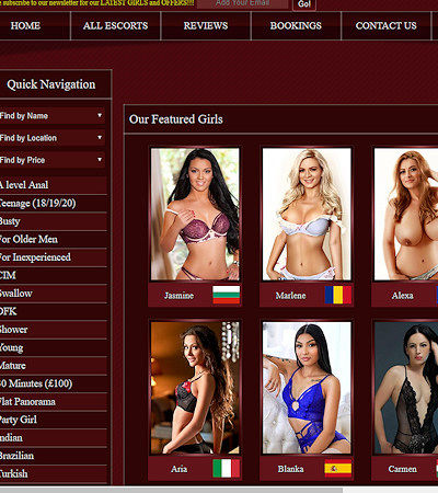 Classiest London escorts agency around, come see for yourself
