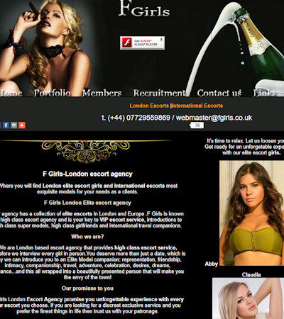 Model escorts in London