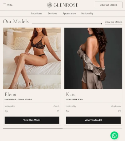 London agency of model escorts