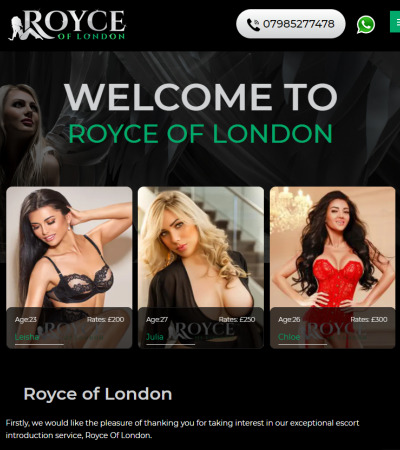 Royce Of London Escorts